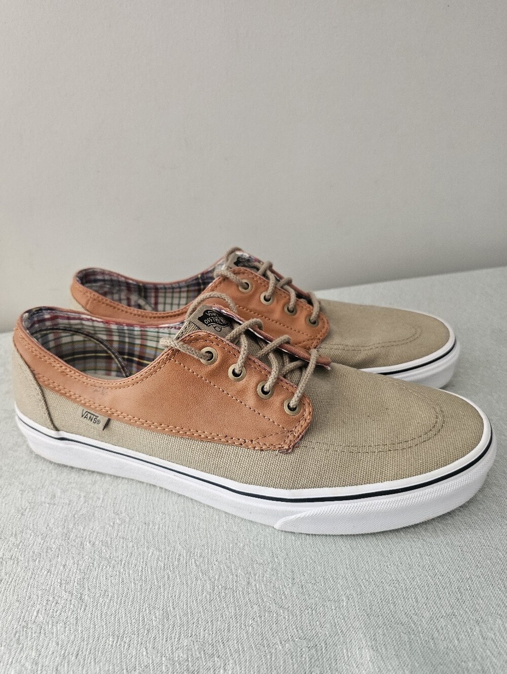 VANS Brigata Canvas & Leather Unisex Oxford Style Shoes